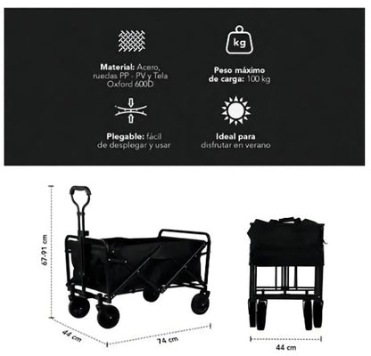 Carrito Para Compras Plegable Ideal Para El Camping